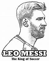 Messi Lionel Colouring Argentina Coloringpagesfortoddlers sketch template