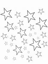 Coloring Stars Star Pages Printable Drawing Small Kids Sky Night Print Template Point Little Twinkle Sheets Colouring Color Outline Five sketch template