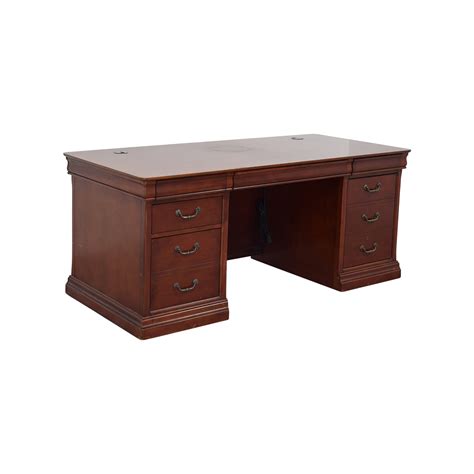 havertys havertys executive desk  leather chair tables