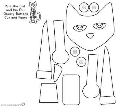 printable pete  cat printable template