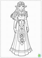 Coloring Pages Zelda Legend Color sketch template