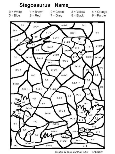 excellent image  addition coloring pages davemelillocom math