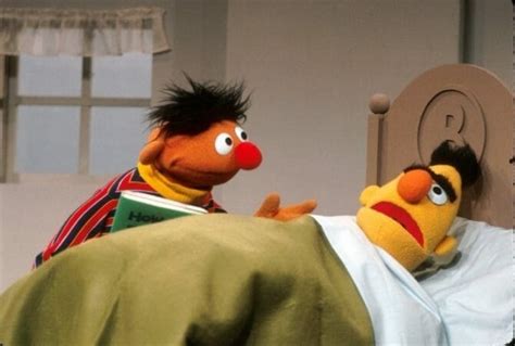 so bert and ernie were based on an irl couple and my little queer heart