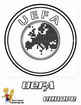 Uefa Fifa Yescoloring Kolorowanki Logos sketch template
