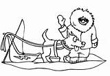 Sled Dog Drawing Clipartmag Coloring Pages sketch template
