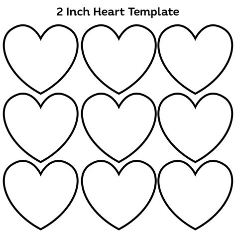 printable   heart template small heart template printable posted