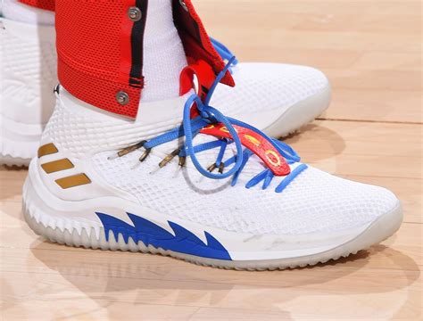 Solewatch Dame Lillard Wearing His Sonic The Hedgehog Inspired
