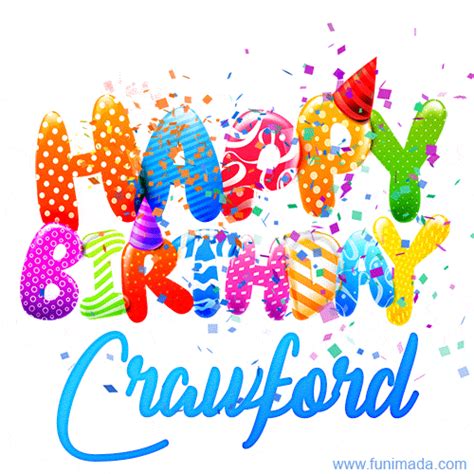 happy birthday crawford creative personalized gif