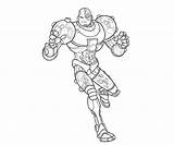 Cyborg Injustice sketch template
