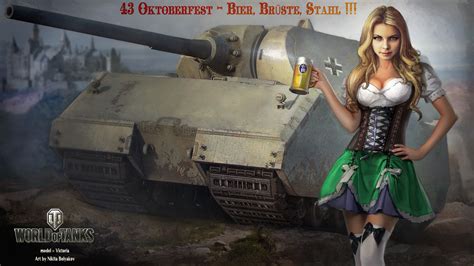 Image World Of Tanks Nikita Bolyakov Tank Corset Waitress Girls Vdeo