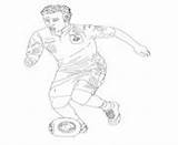 Coloring Soccer Printable France Pages Valbuena Book Benzema Maradona Diego Matthieu Explore sketch template
