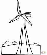 Wind Turbine Coloring Drawing Windmill Energy Pages Farm Atom Color Printable Clipart Monster Turbines Logo Cliparts Mill Sketch Supercoloring Designs sketch template