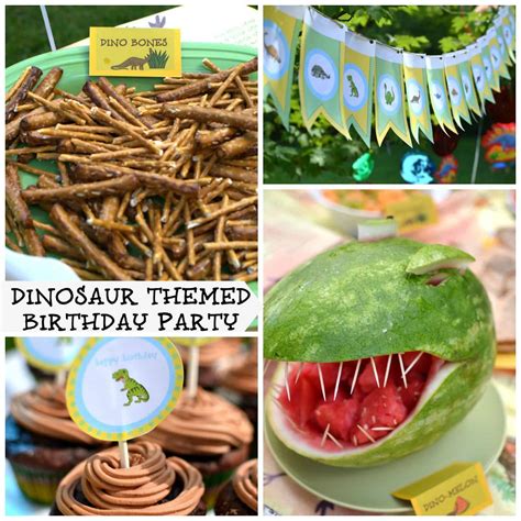party  dinosaurs dinosaur themed birthday party