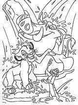 Pumbaa Lion sketch template