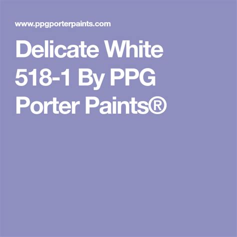 Delicate White Ppg1001 1 Paint Colors Painting
