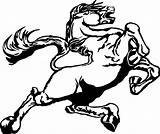 Mustang Logo Drawing Ford Outline Horse Clipart Salesian School High Mora Bishop Getdrawings Cliparts Shadow Virtual Library Program sketch template