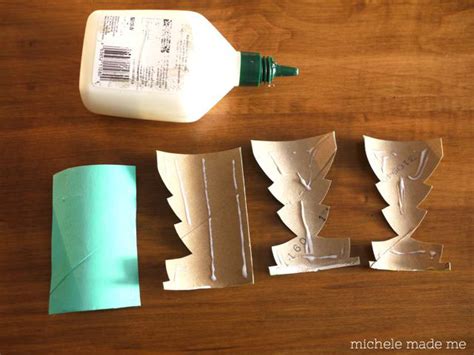 tutorial toilet paper roll christmas trees in july