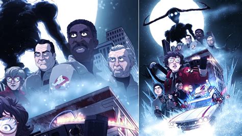 ghostbusters frozen empire artwork catches  attention  star