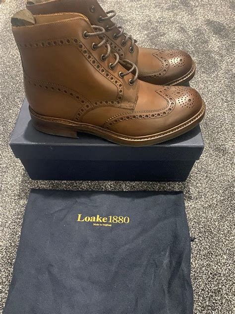 brand  loake mens brown bedale boots  portsmouth hampshire