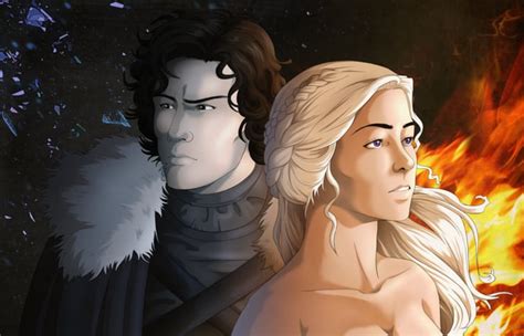 Jon Snow And Daenerys Fan Art Popsugar Love And Sex Photo 7