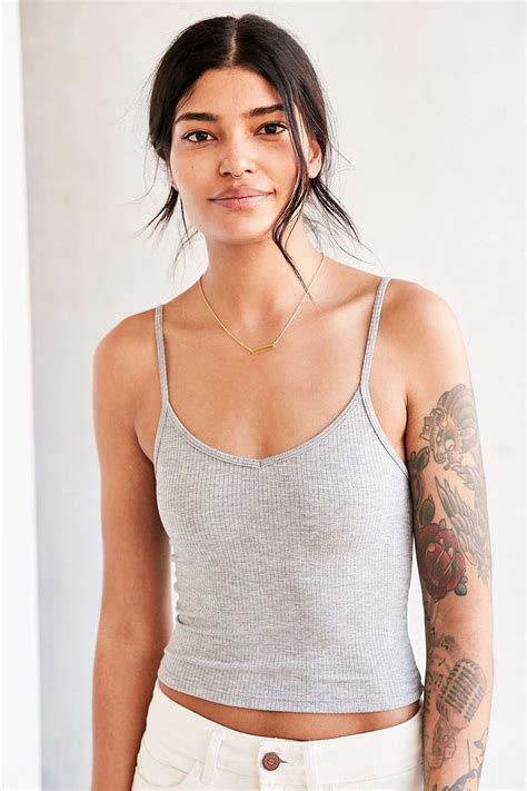 bdg brenna cropped cami urban outfitters tank top