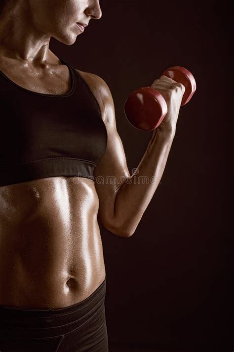 fitness workout stock photo image  body dumbbell