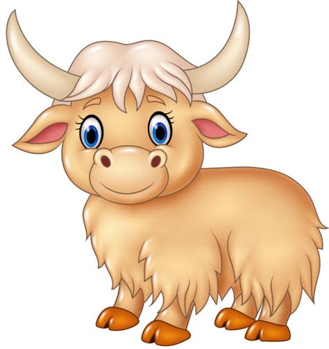 Cartoon Brown Yak Illustrations Royalty Free Vector Graphics And Clip