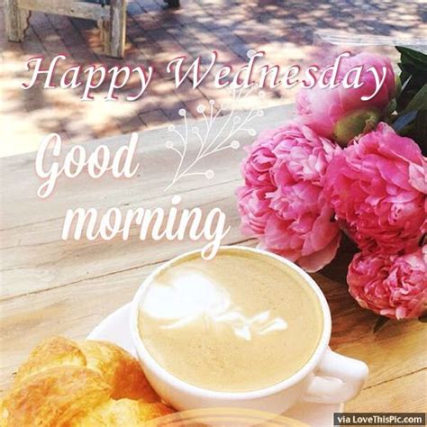 Happy Wednesday Good Morning Coffee Image Quote Pictures