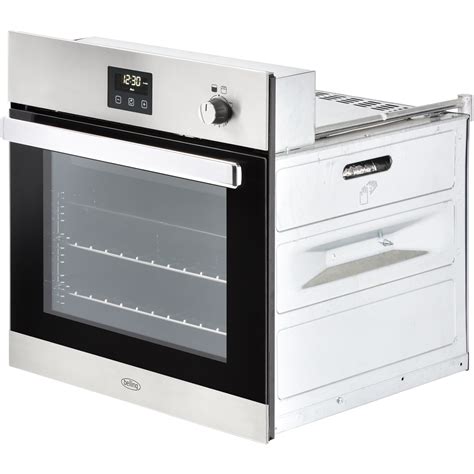 belling big built   gas single oven cm stainless steel