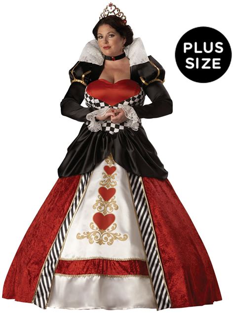 queen of hearts elite collection adult plus costume