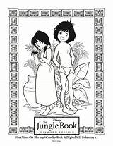 Jungle Book Coloring Mowgli Pages Printable Disney Shanti Girl Adult Colouring sketch template