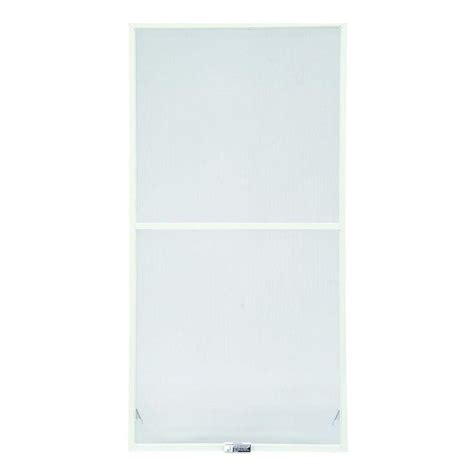 andersen        white double hung window insect screen   insect