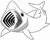 Megalodon Basking Elefante Squalo Whale Ausmalbild Malvorlagen Clipartmag Designlooter Animali sketch template