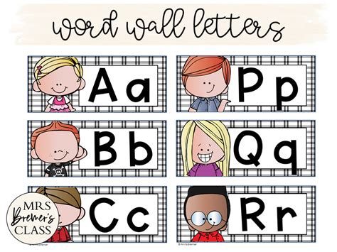 editable word wall featuring melonheadz kidlettes  bremers class