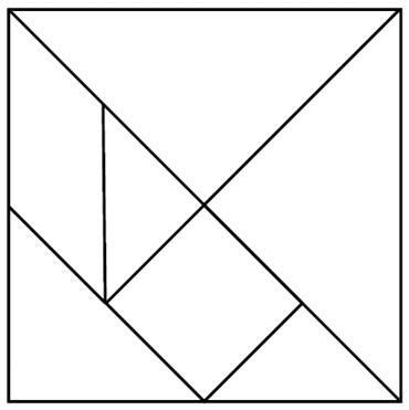 tangram template pattern