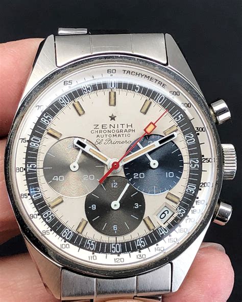 vintage zenith el primero  vintage time pieces