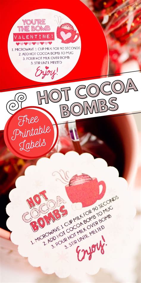 printable hot cocoa bomb labels artofit