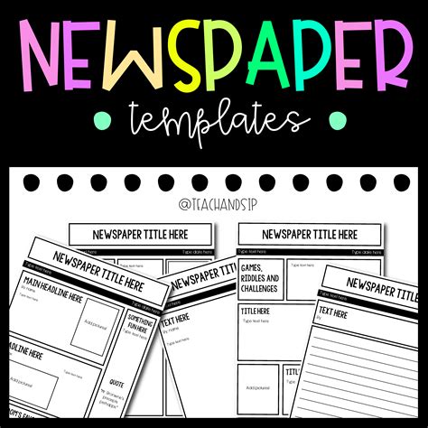 editable newspaper templates ready   templates newspaper
