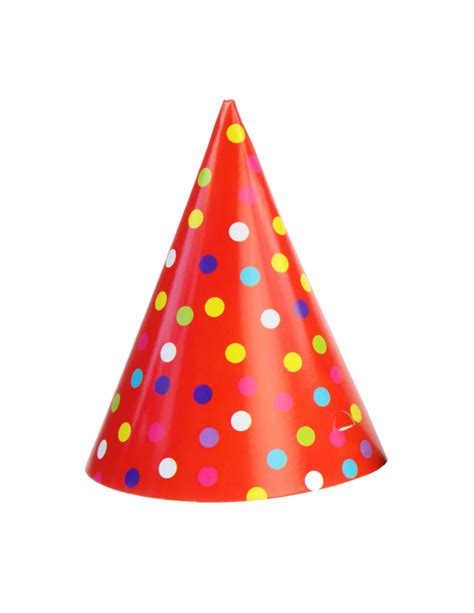 party hats gold party confetti dots