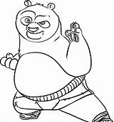 Panda Fu sketch template