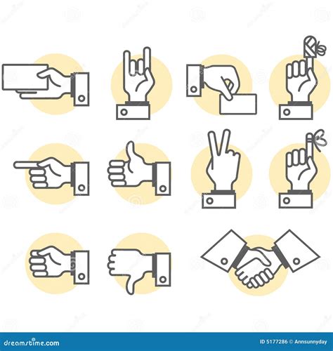 hand signs royalty  stock image image