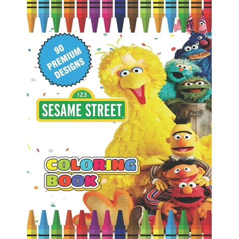 sesame street coloring book great coloring book  kids  adults