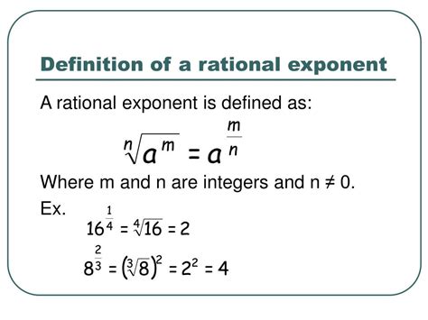 rational exponents  radical equations powerpoint  id