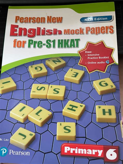 pearson english mock papers  pre  hkat carousell
