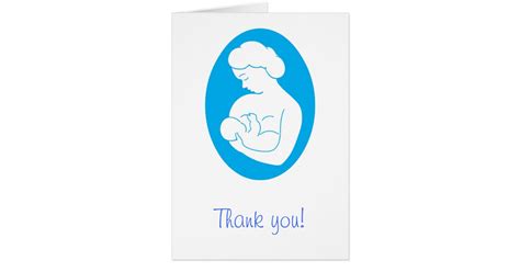 breastfeeding thank you card zazzle