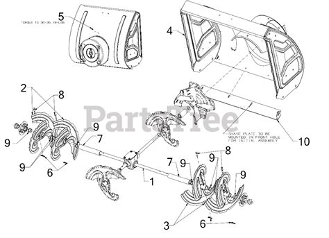 cub cadet   hd ahevw cub cadet   hd snow thrower  auger housing parts