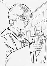 Potter Harry Coloring Pages Printable Print Clay Filminspector 2021 Cartoon Template Downloadable sketch template