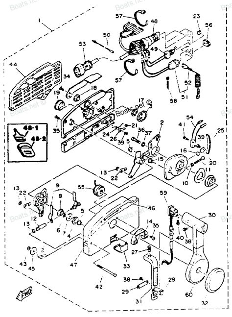 yamaha outboard remote control comp parts  diagram  parts car