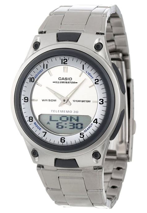 casio aw  av white databank duo world time  page databank  great watches