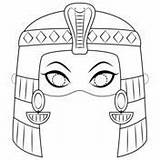 Cleopatra Egypt Maschera Supercoloring Egitto Egizi Egiziana Egizia Egiziano Maschere Ancient Sugli Facile Stampare Imprimir Egizie Pharaoh Antico Compleanno Disegnare sketch template